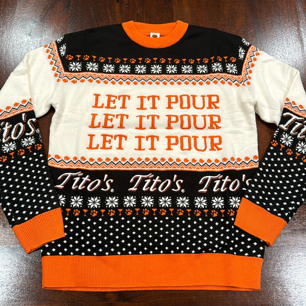 TITOS vodka sweater